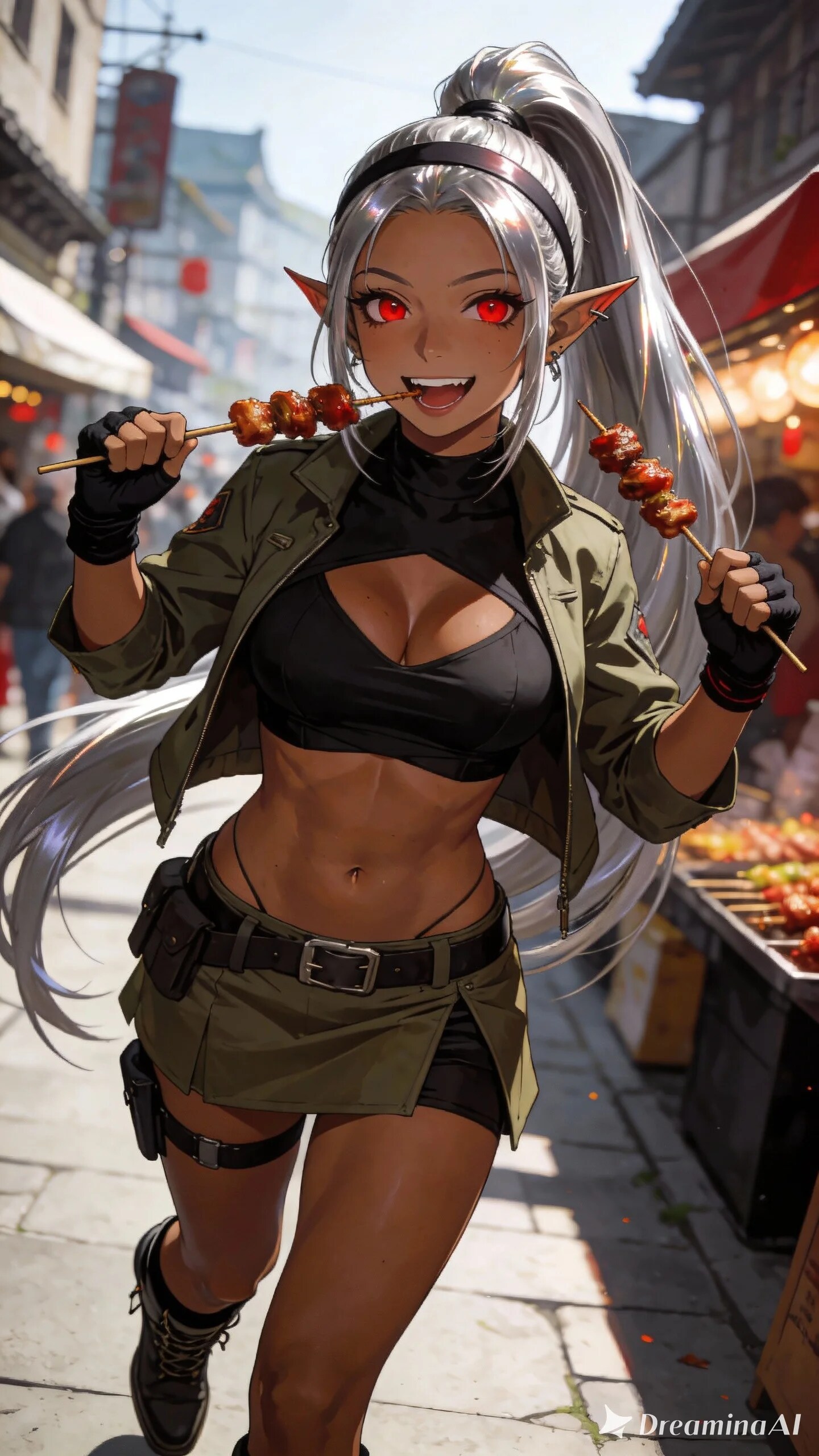 褐色エルフさん