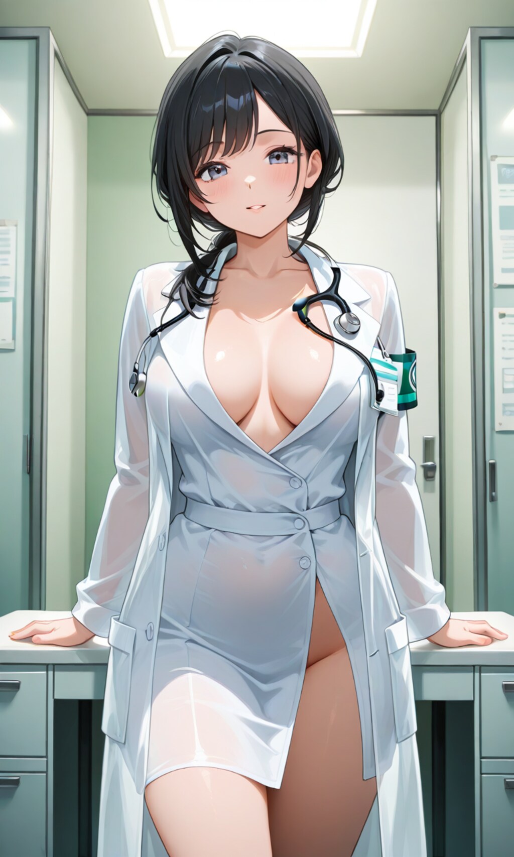 シースルー女医さん