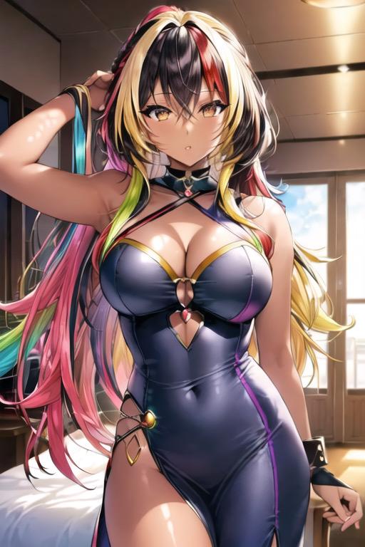 褐色カラフルギャルイラスト集