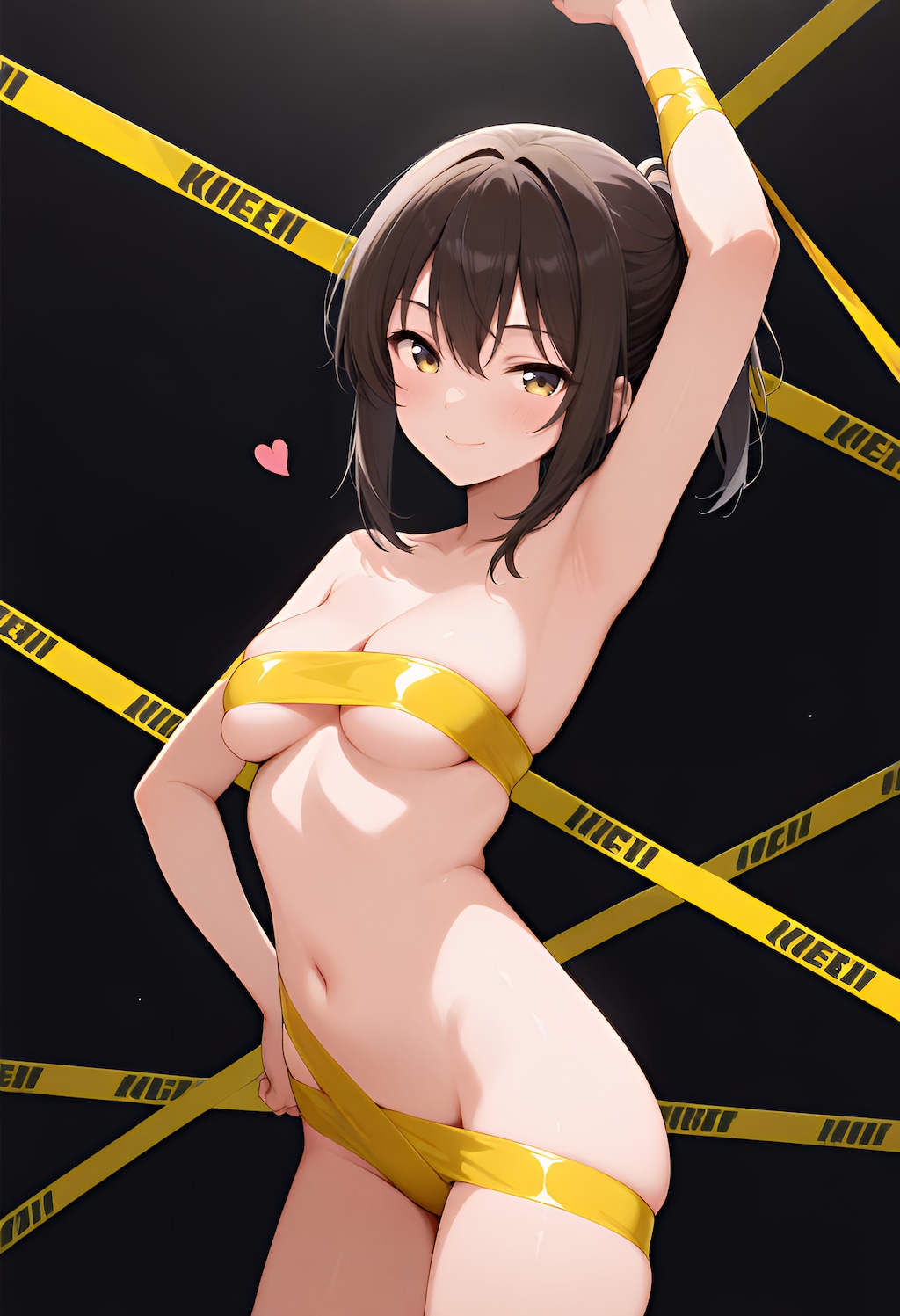 黄色のテープ