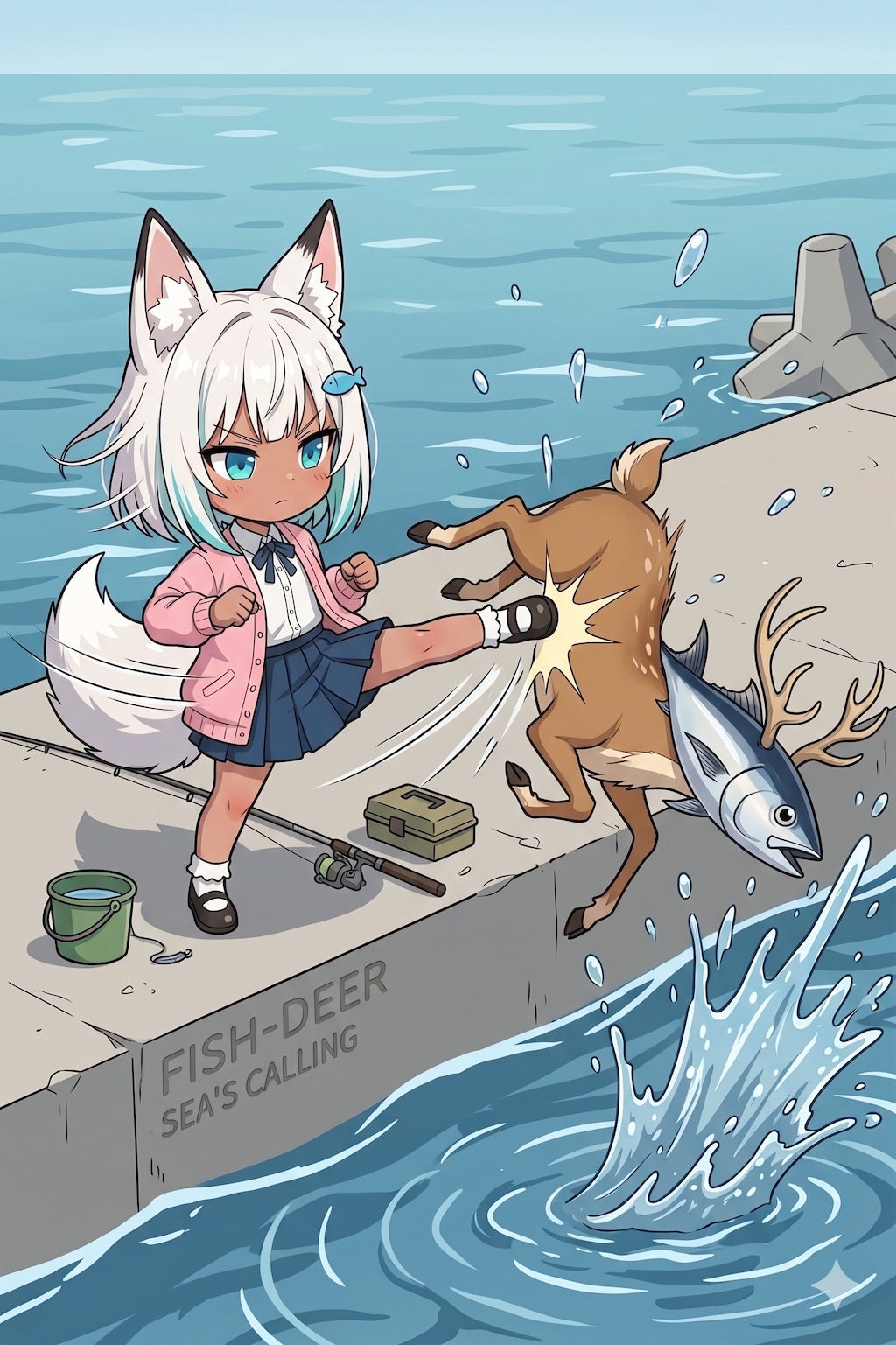 ツナカイを釣り上げた！！