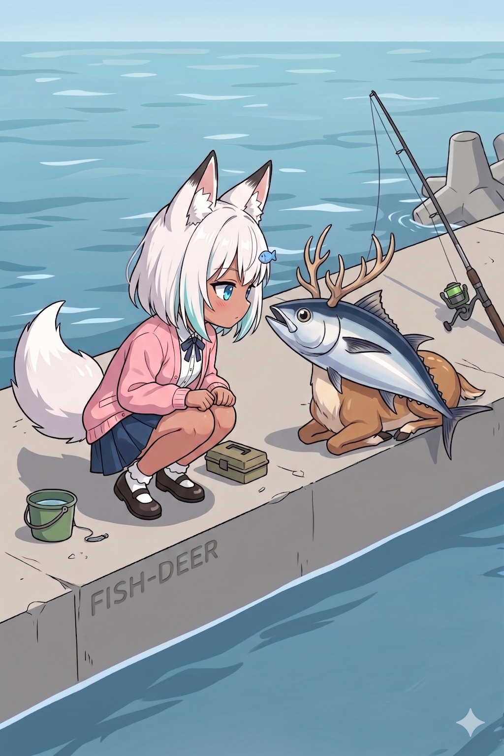 ツナカイを釣り上げた！！