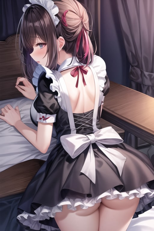 お尻(メイド)