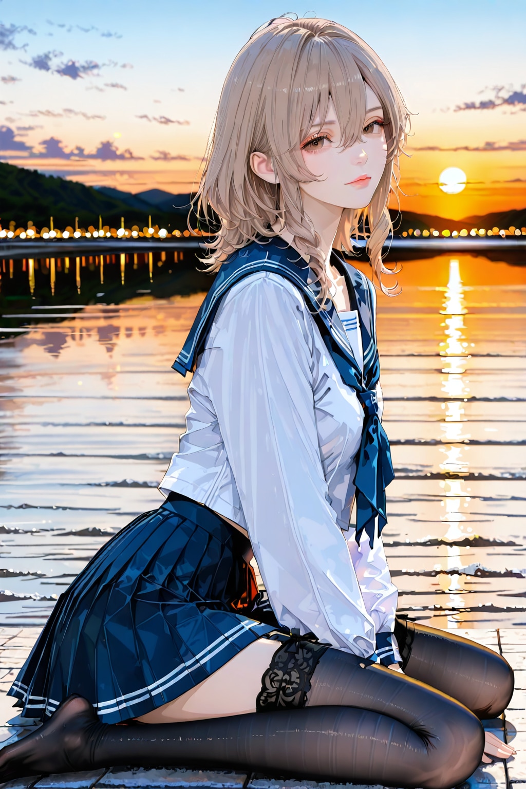 お題-APRICOT-夕暮れ-3-