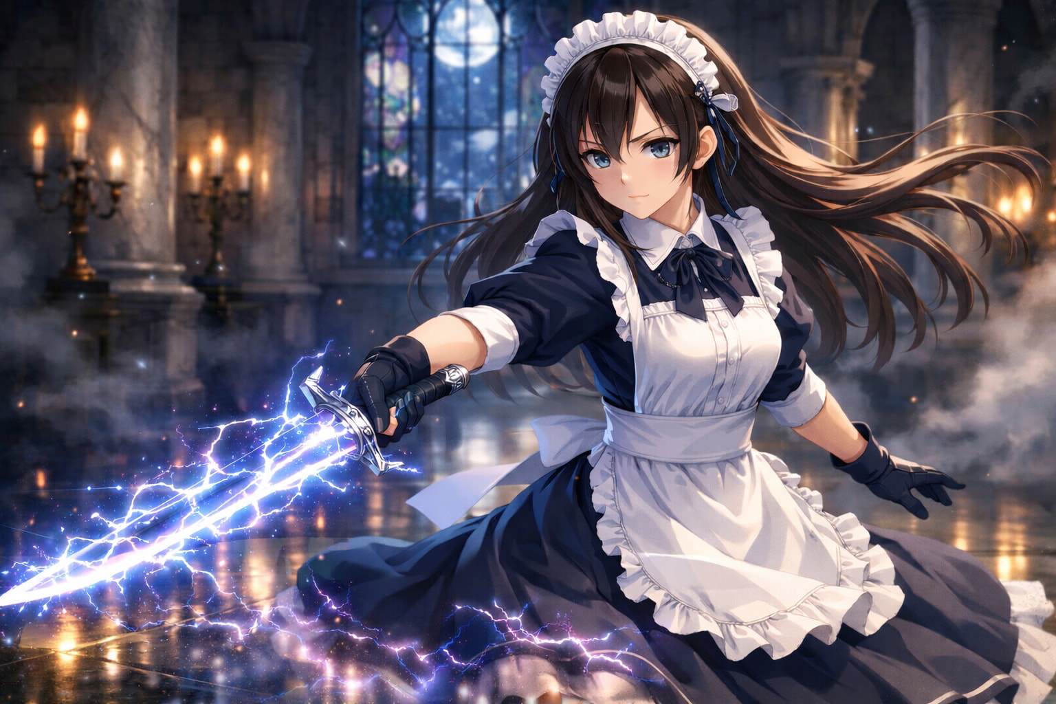 エレクトリックソードメイド2 | の人気AIイラスト・グラビア