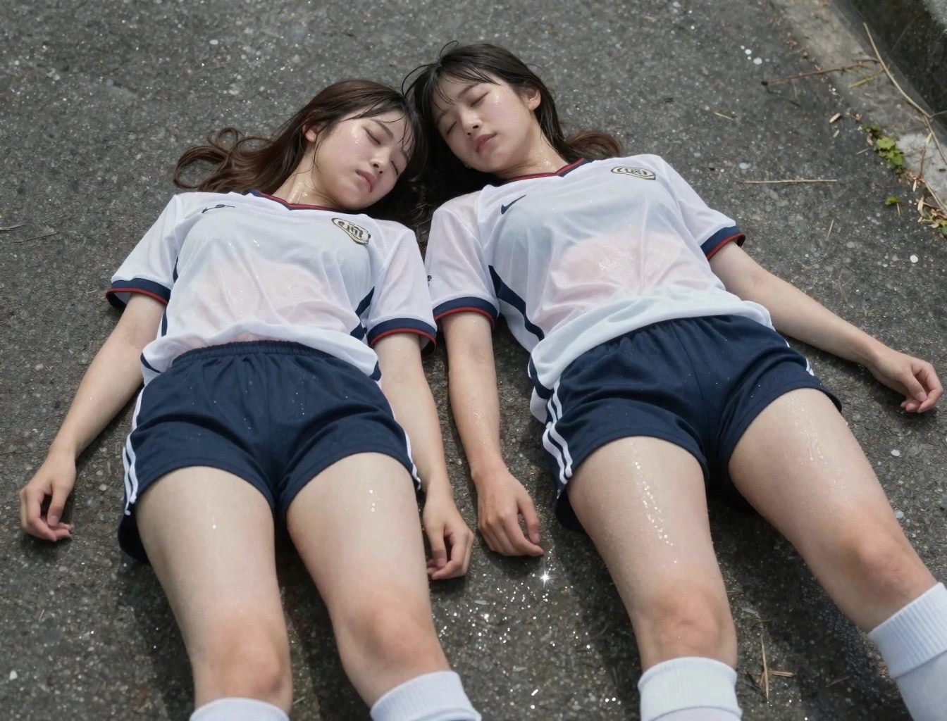 親友同士の真夏のお昼寝8