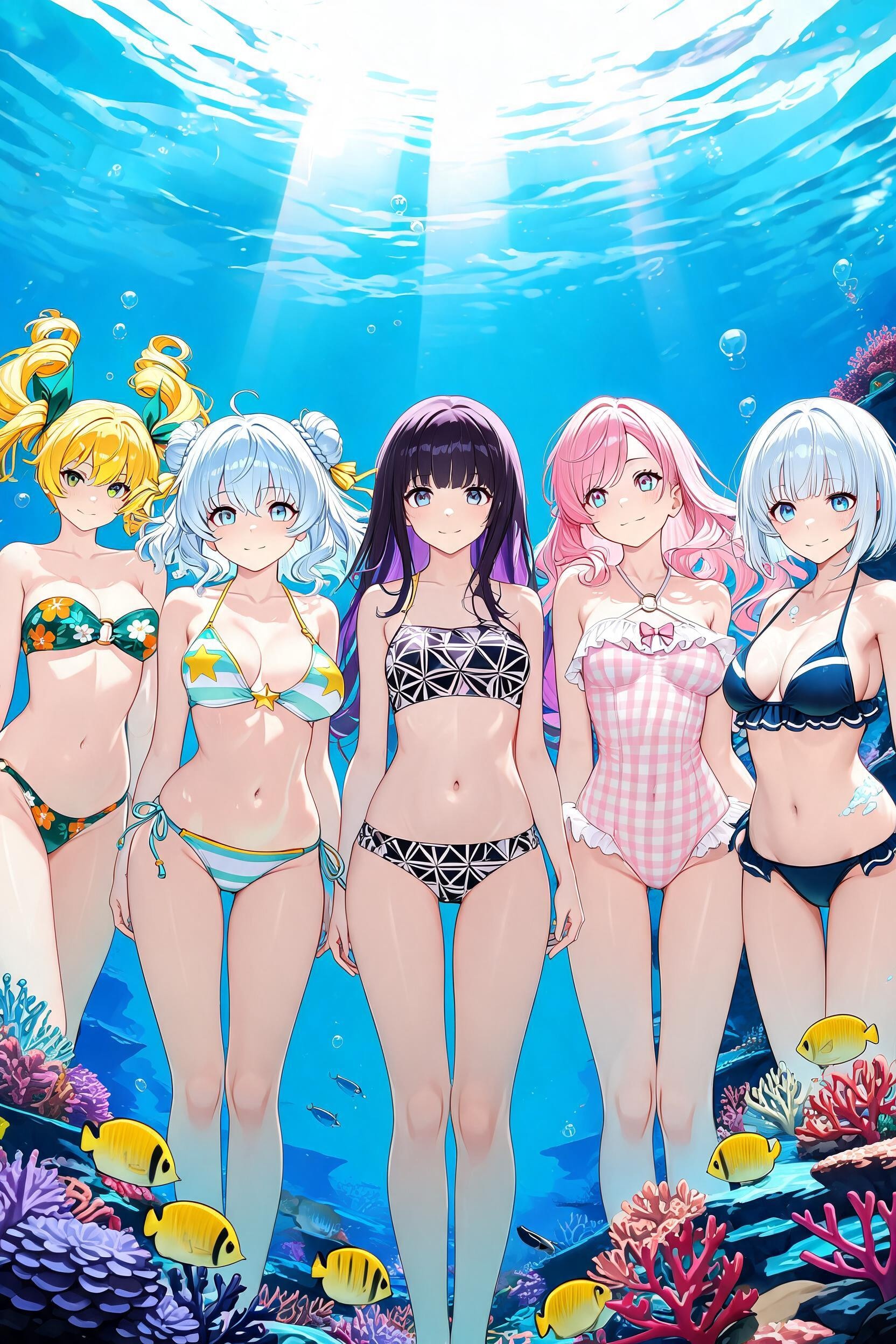 水中詰め合わせ ちょっと変わった？水着コレクション編