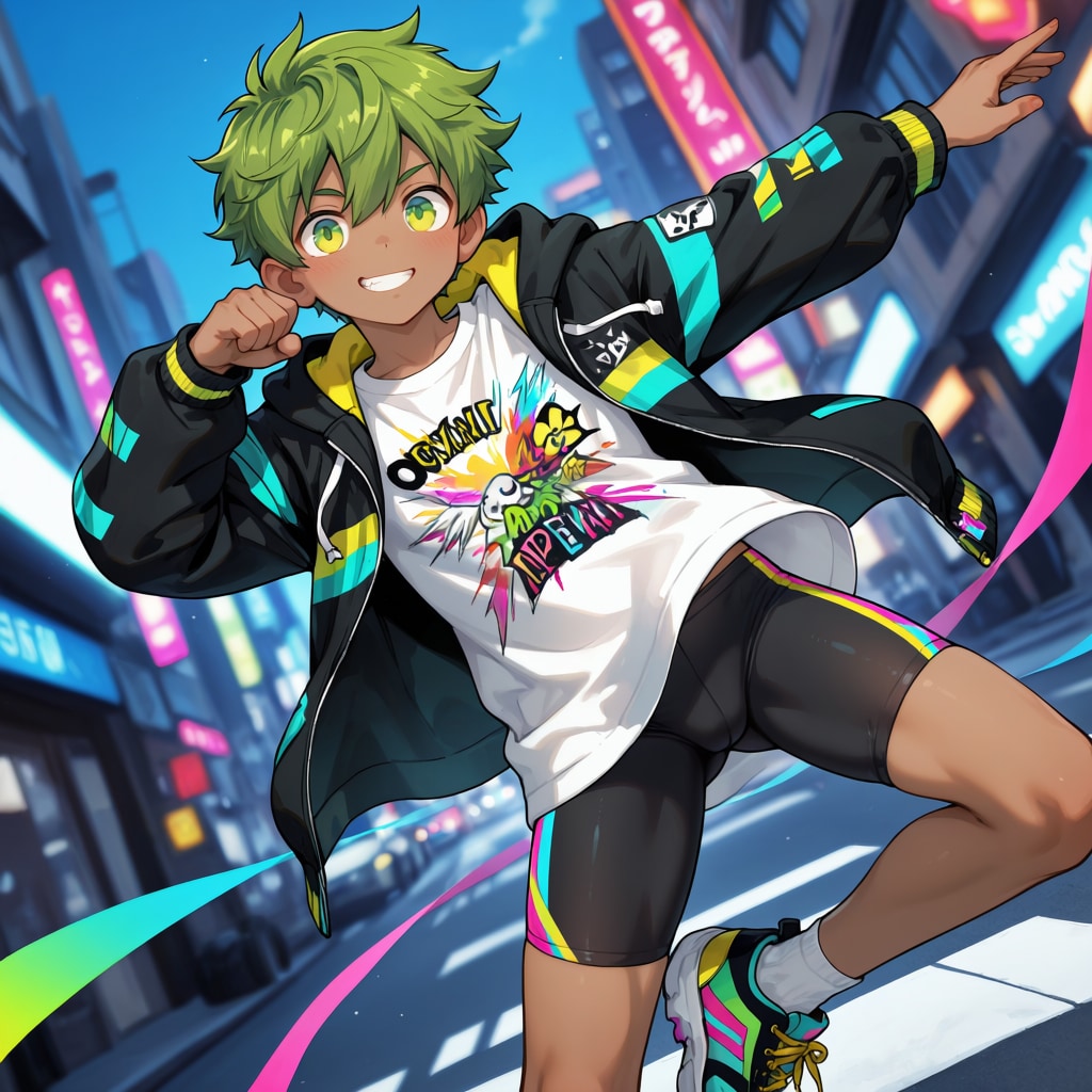 少年：ダンシング | の人気AIイラスト・グラビア