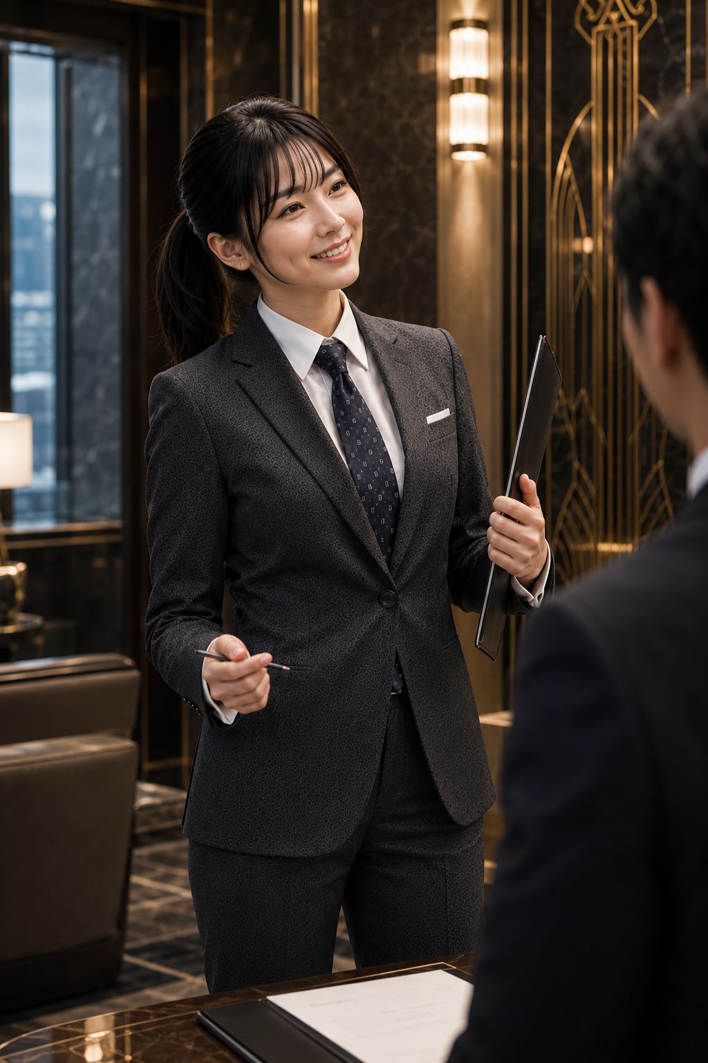 ひと仕事終えた執事ちゃん