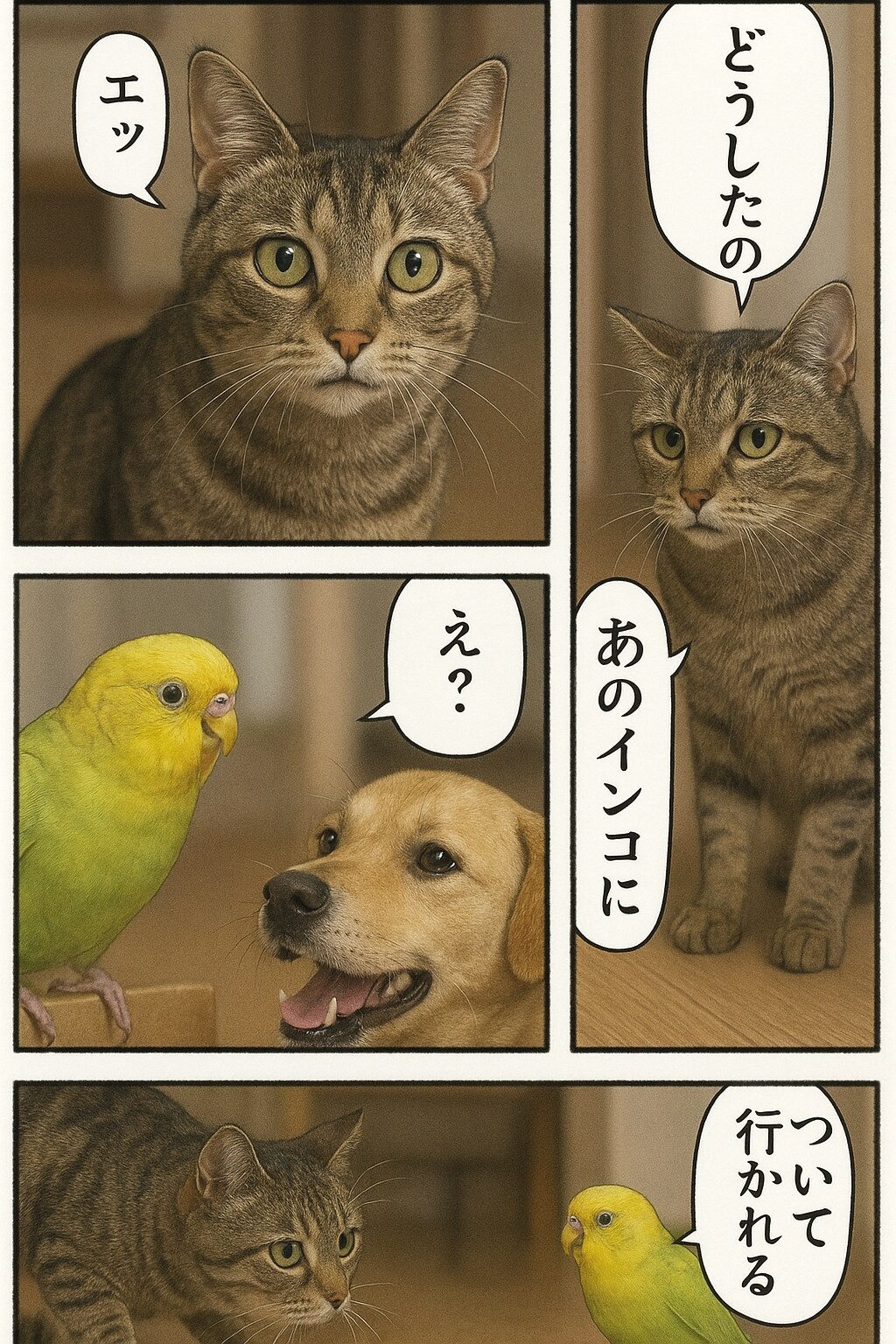 いぬとねこといんこ10