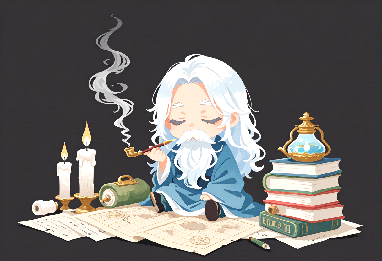 賢者の思案 | の人気AIイラスト・グラビア