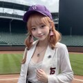 始球式にお呼ばれちゃん 2枚目