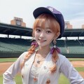 始球式にお呼ばれちゃん 4枚目