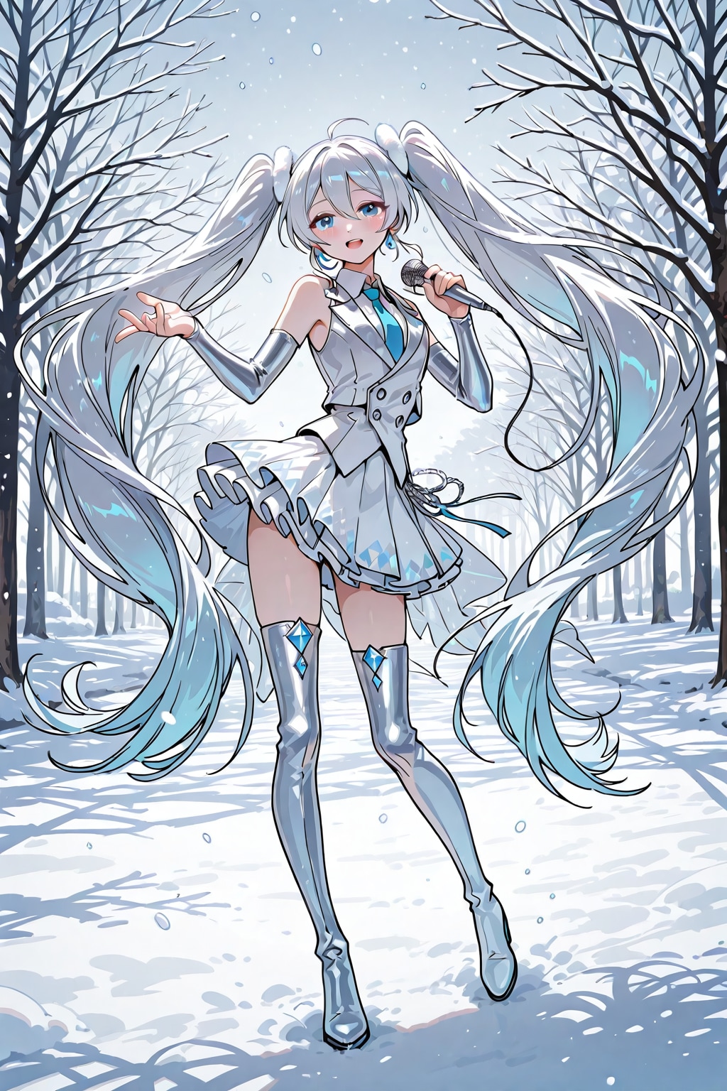 BONSAI 雪ミク | の人気AIイラスト・グラビア