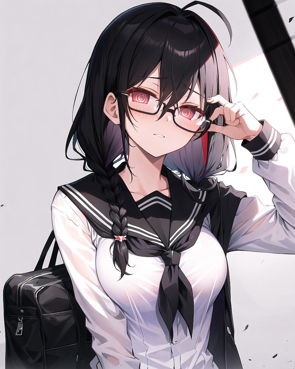 制服メガネさん