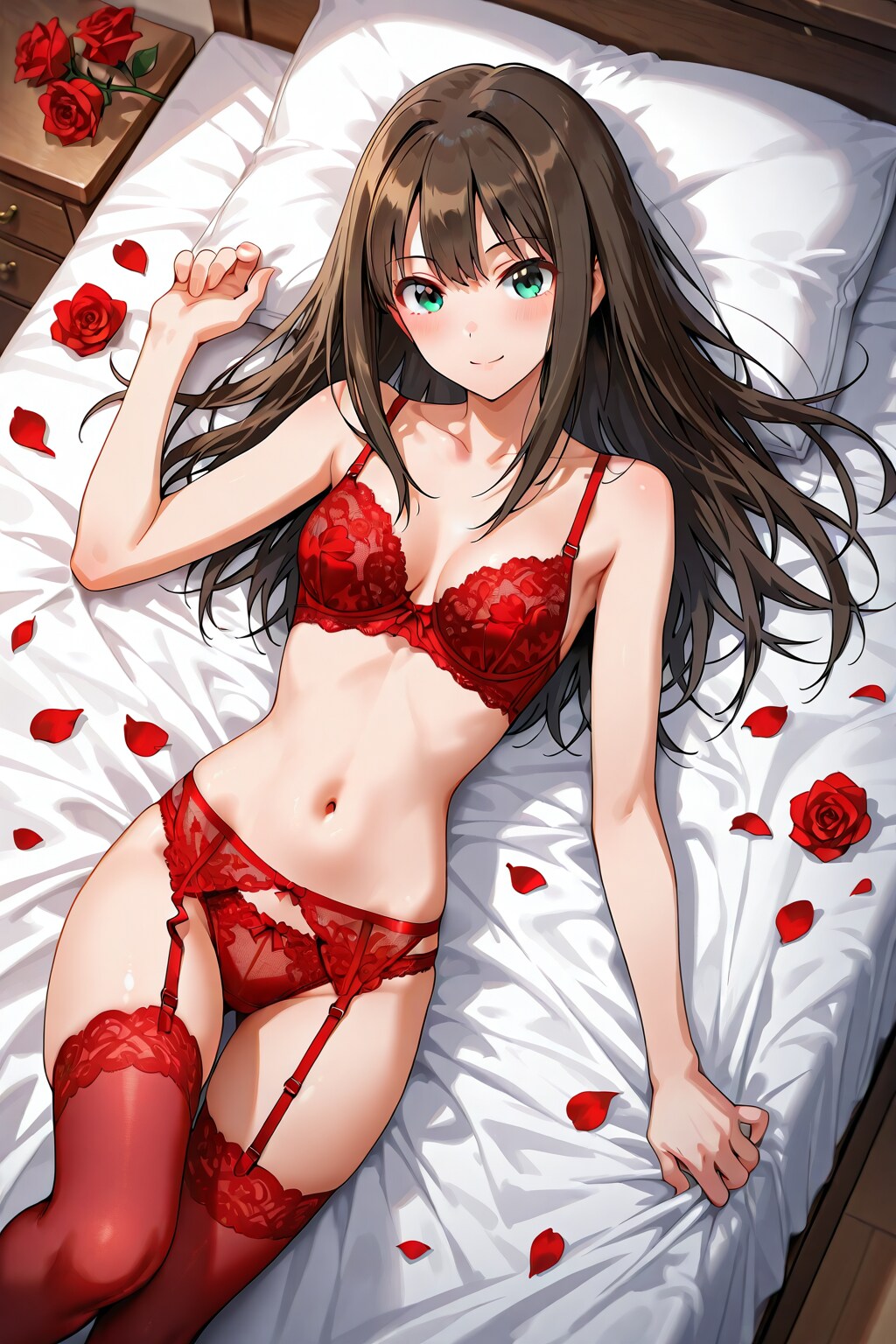 華やかな赤