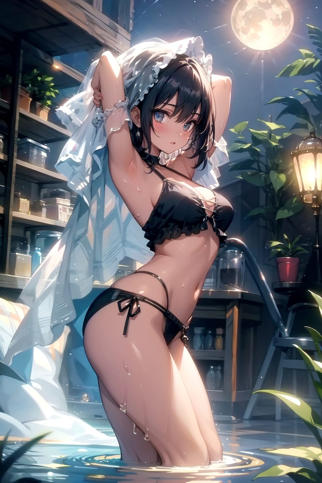 部屋の中に湧いてきた泉