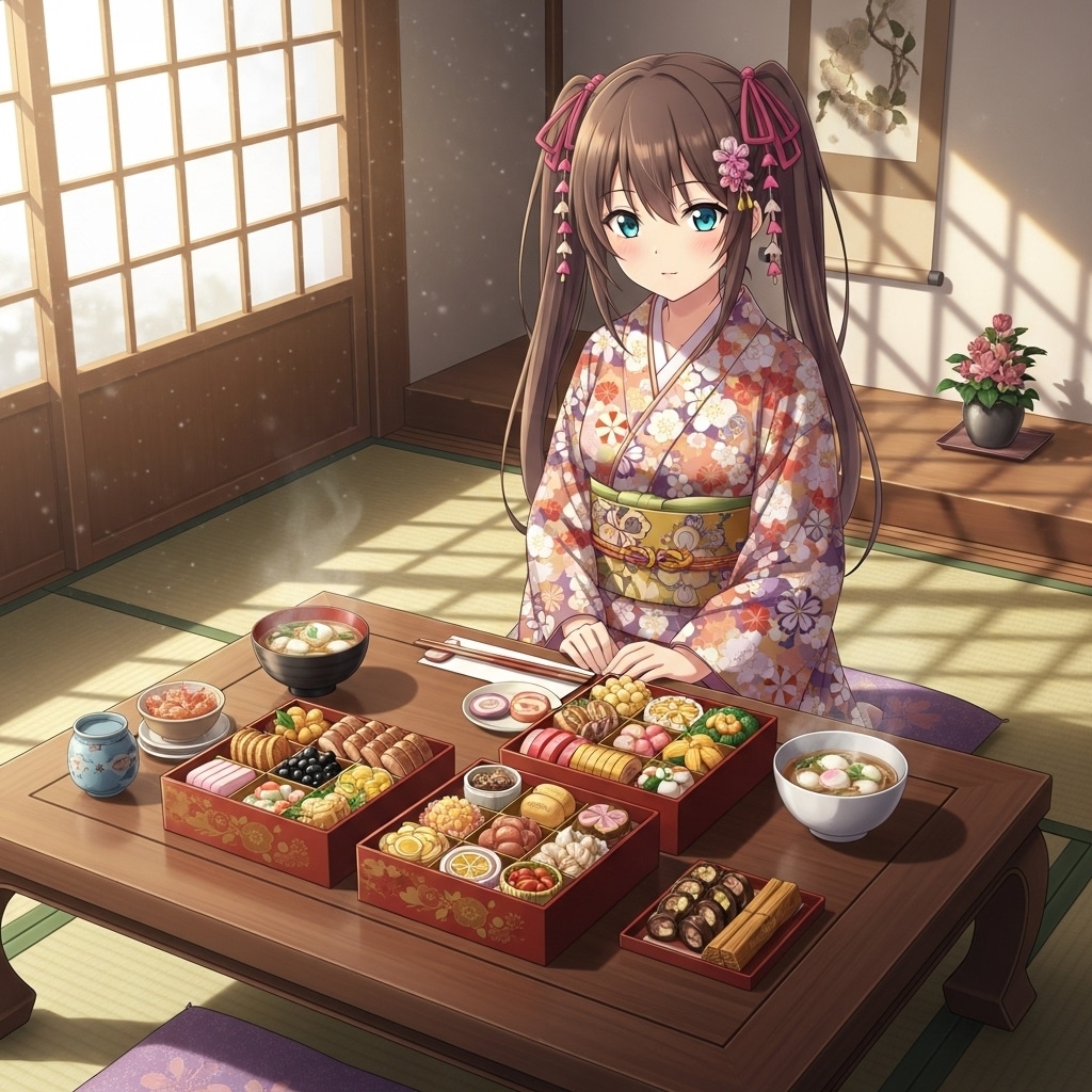 正月めし | の人気AIイラスト・グラビア