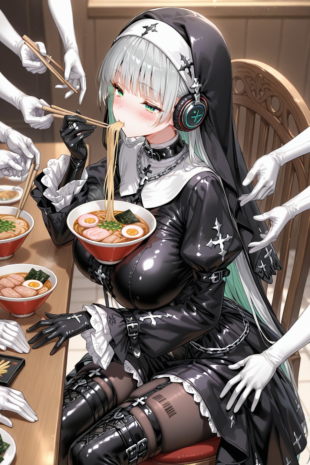 Ramen challenge | の人気AIイラスト・グラビア