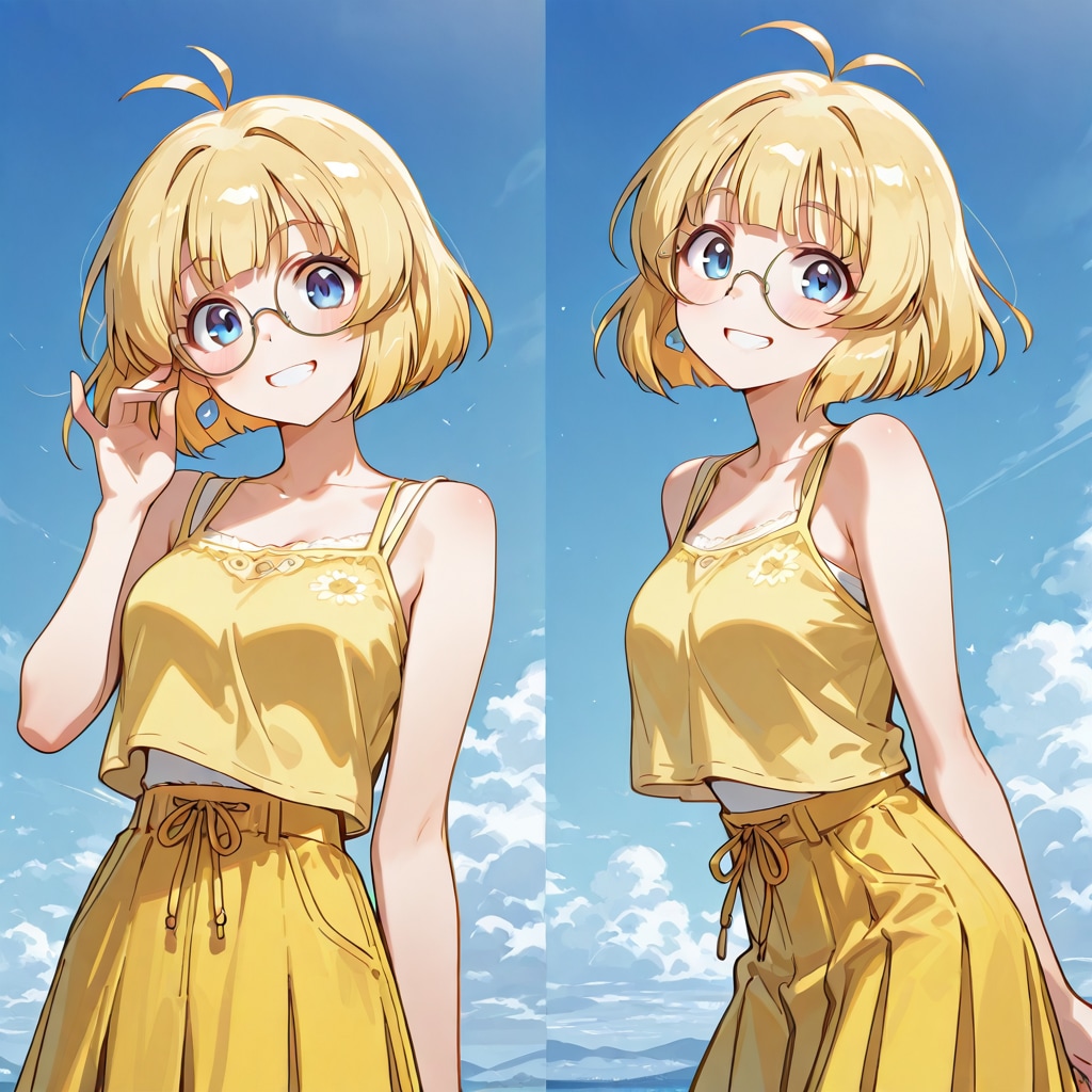 夏コーデのミッシェルさん