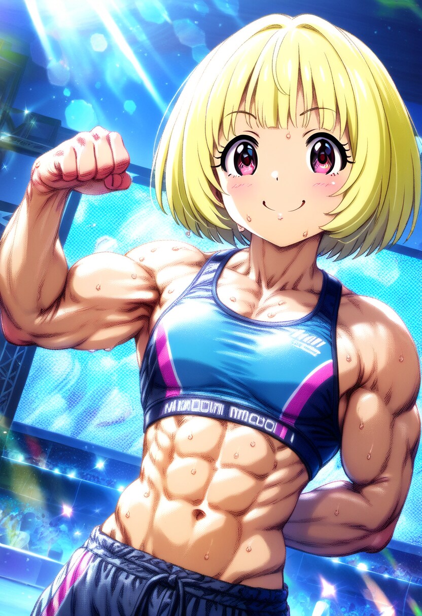ボディービルダーの愛莉ちゃん