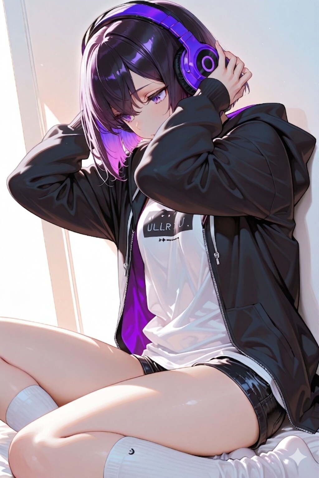 紫色が似合う女の子104