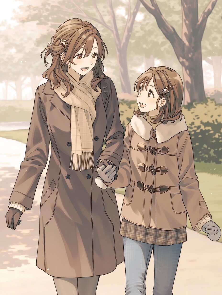 母と娘236 | の人気AIイラスト・グラビア