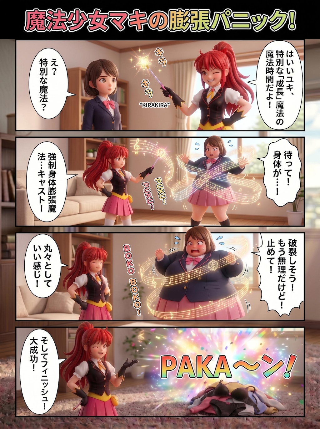 破裂しちゃえっ♡ 🪄💫 ✨🎈(漫画)