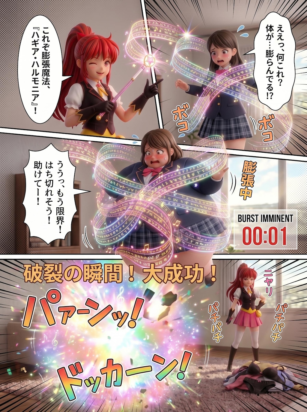 破裂しちゃえっ♡ 🪄💫 ✨🎈(漫画)