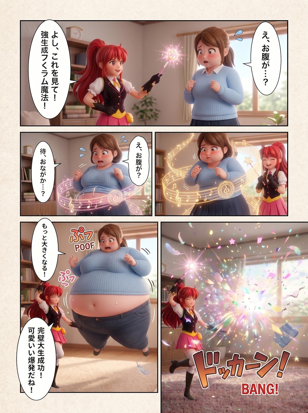 破裂しちゃえっ♡ 🪄💫 ✨🎈(漫画)