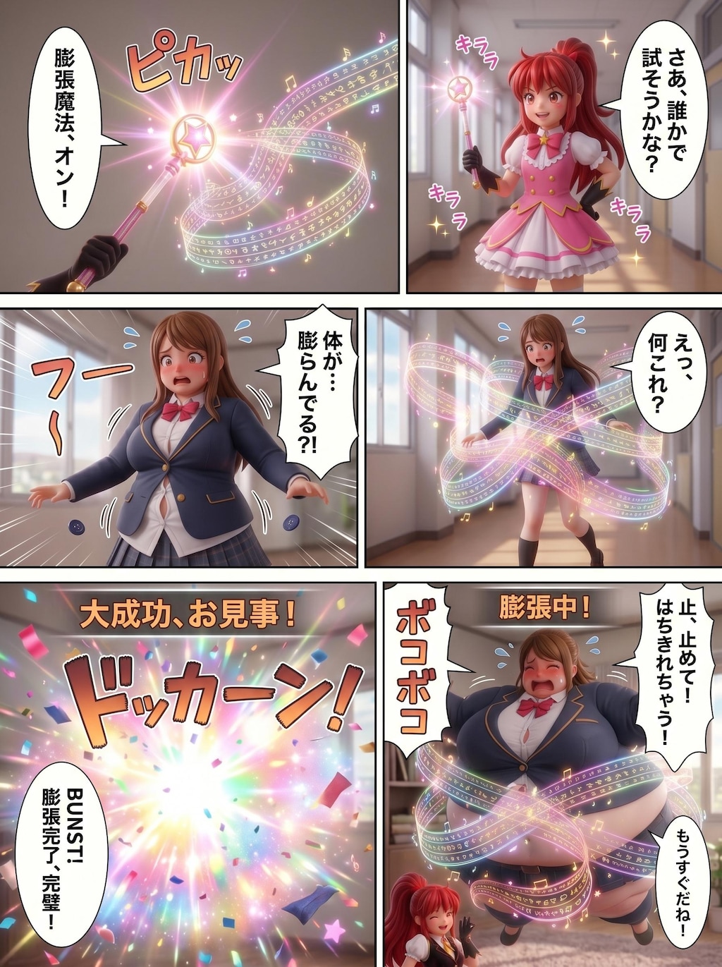 破裂しちゃえっ♡ 🪄💫 ✨🎈(漫画)