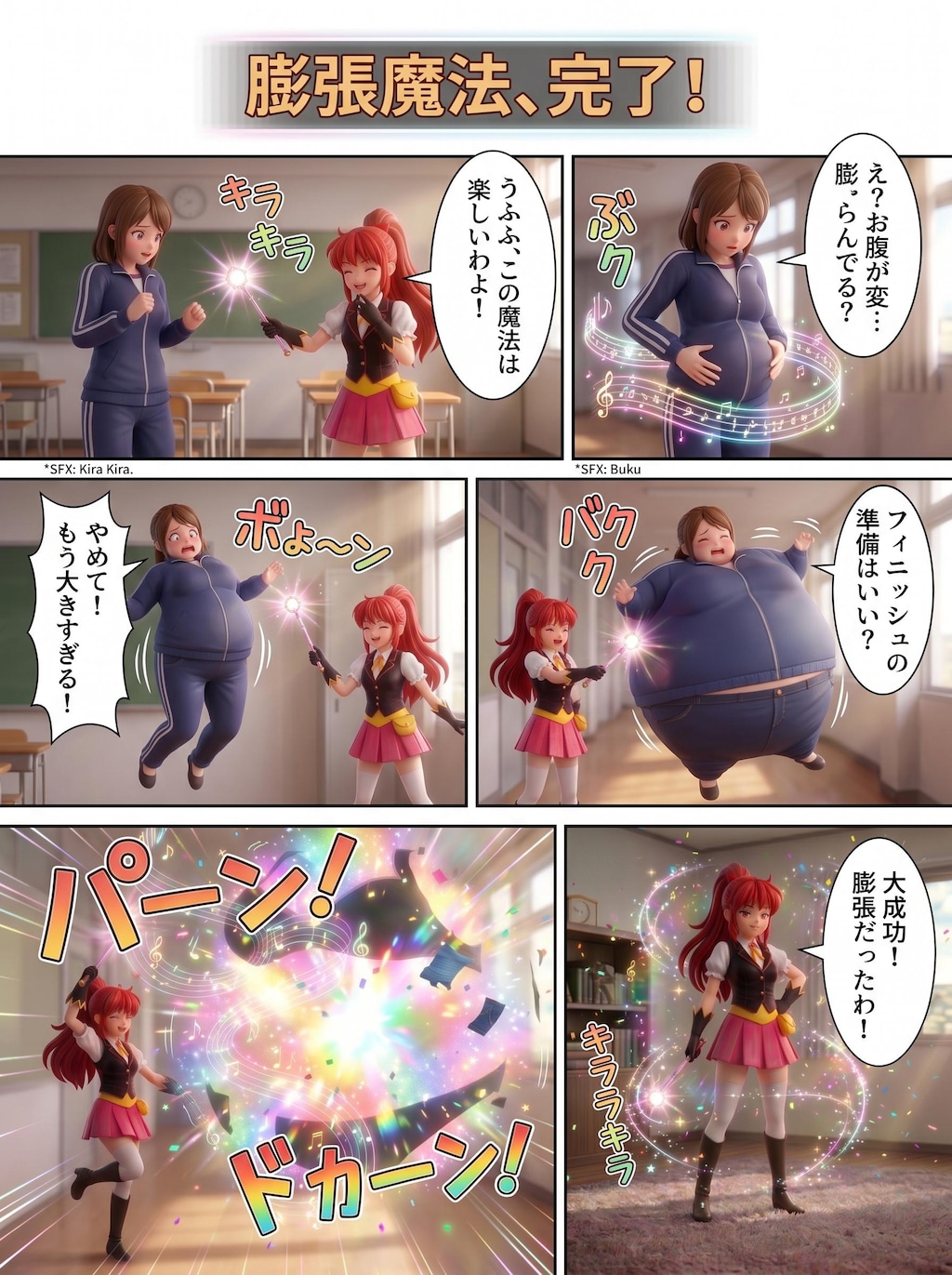 破裂しちゃえっ♡ 🪄💫 ✨🎈(漫画)
