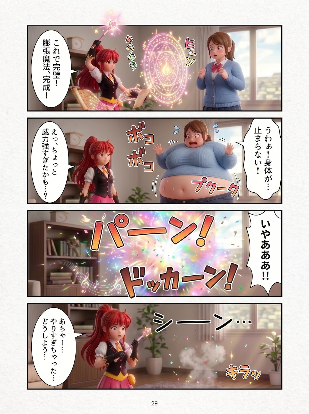 破裂しちゃえっ♡ 🪄💫 ✨🎈(漫画)