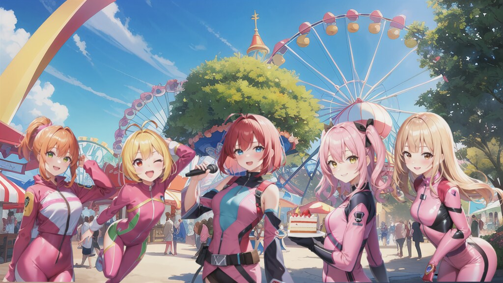 【ネタ】ピンクだらけのヒーローショー？