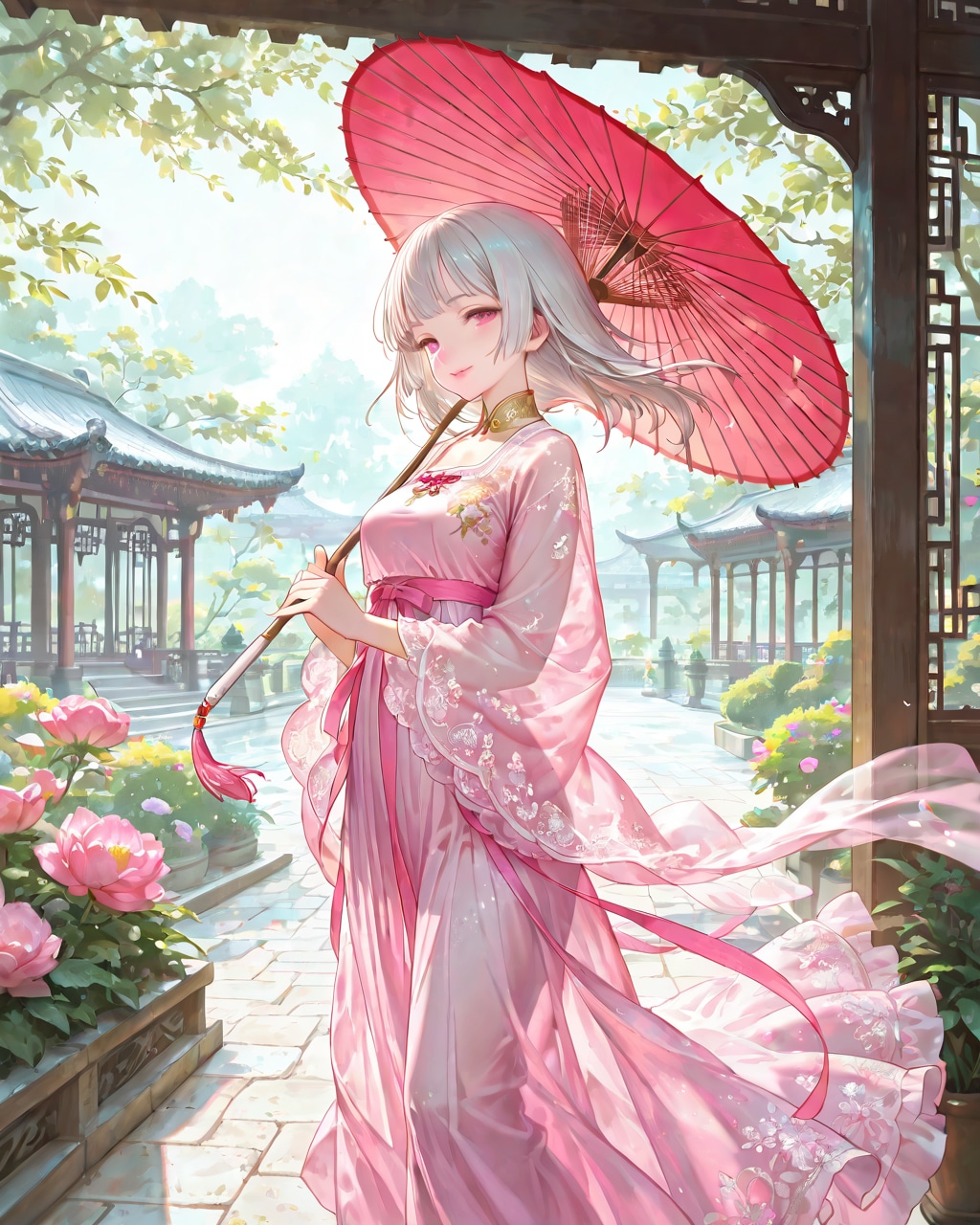 ハンフ（中国）✖️和傘（おはよう#196）