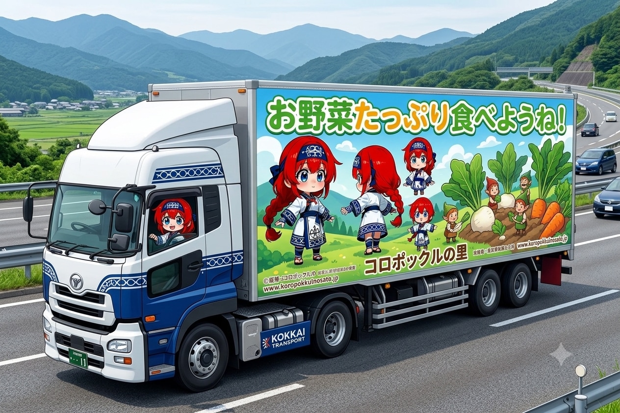 コロポックルの里アドトラック