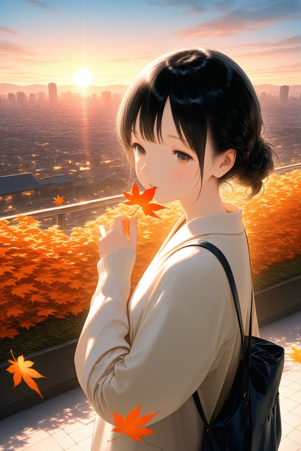 秋の都市 32歳女性