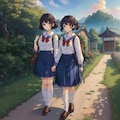 田舎のJK通学風景 3枚目