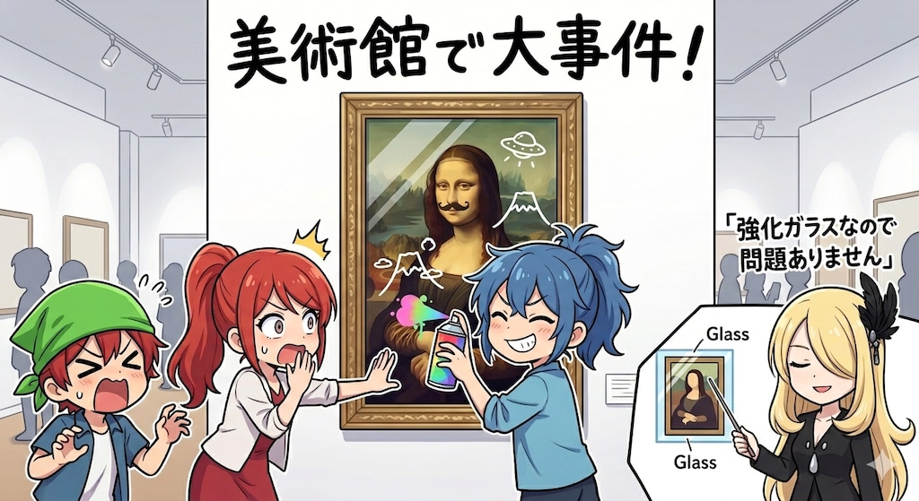 4月20日はモナ・リザがスプレーを浴びせられた事件の日
