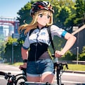 サイクリング女子。簡易版 2枚目