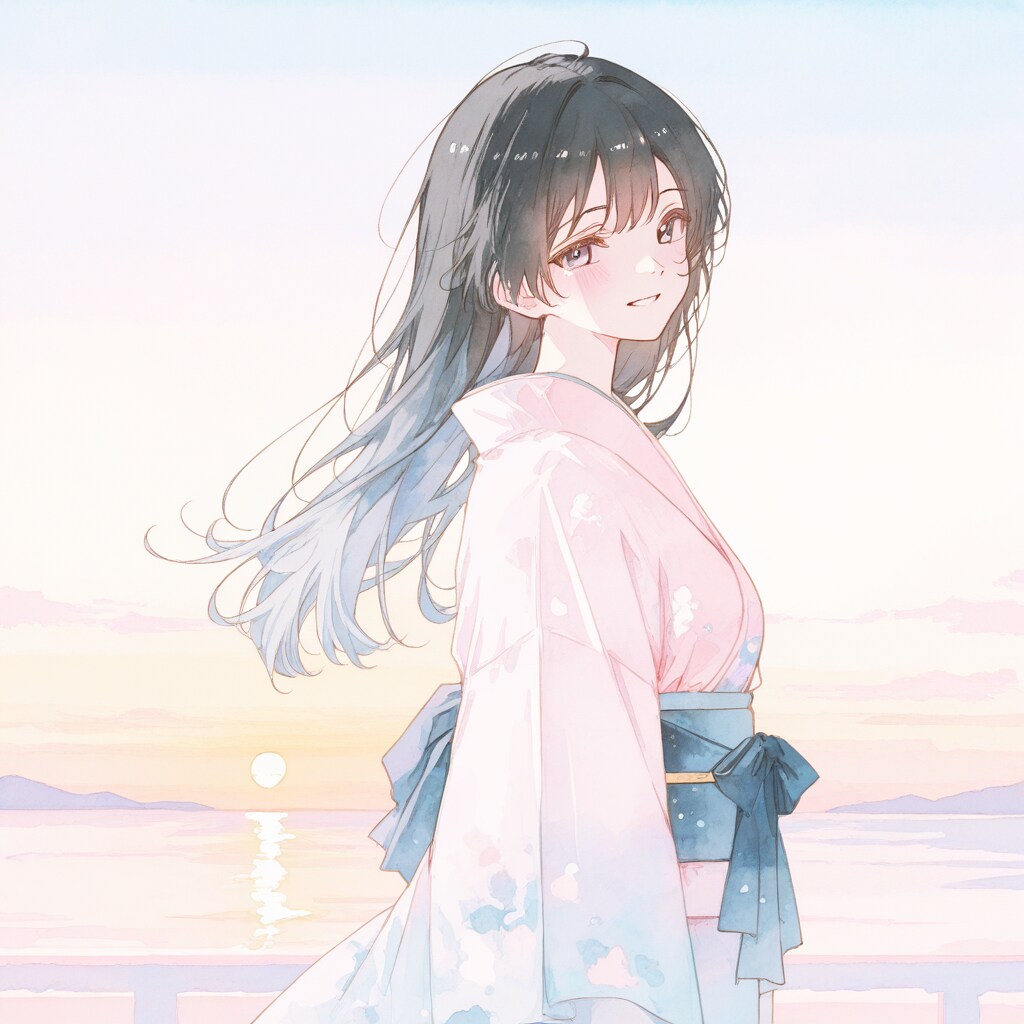 和服女子