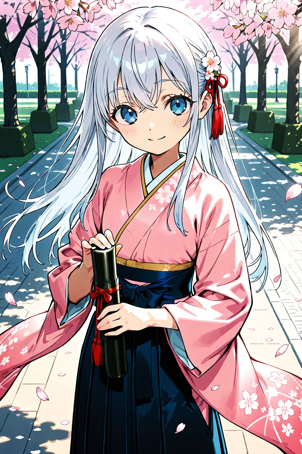 Sakura Graduation and the Upside Down Scroll | の人気AIイラスト・グラビア