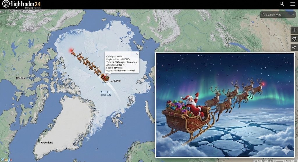 コールサイン「SANTA1」