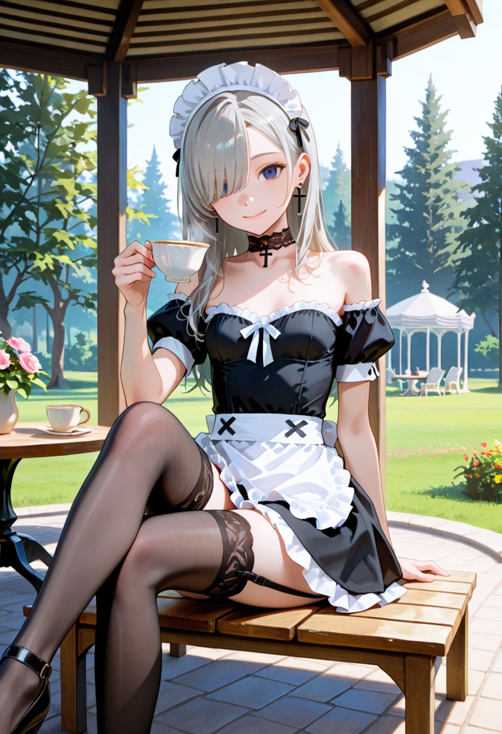 由璃亜 Maid Costume (3)