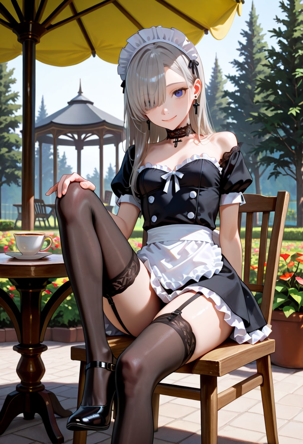 由璃亜 Maid Costume (3)