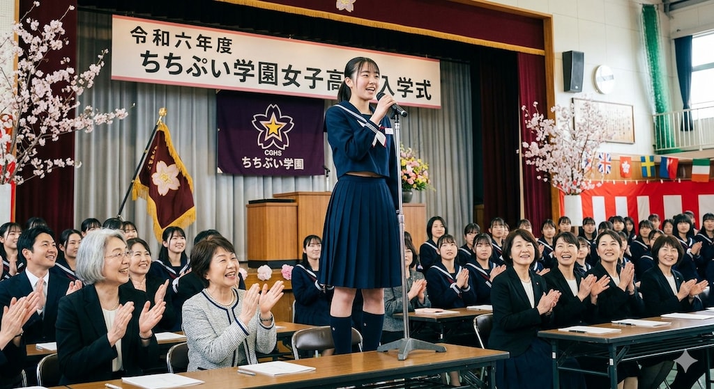 新入生代表挨拶