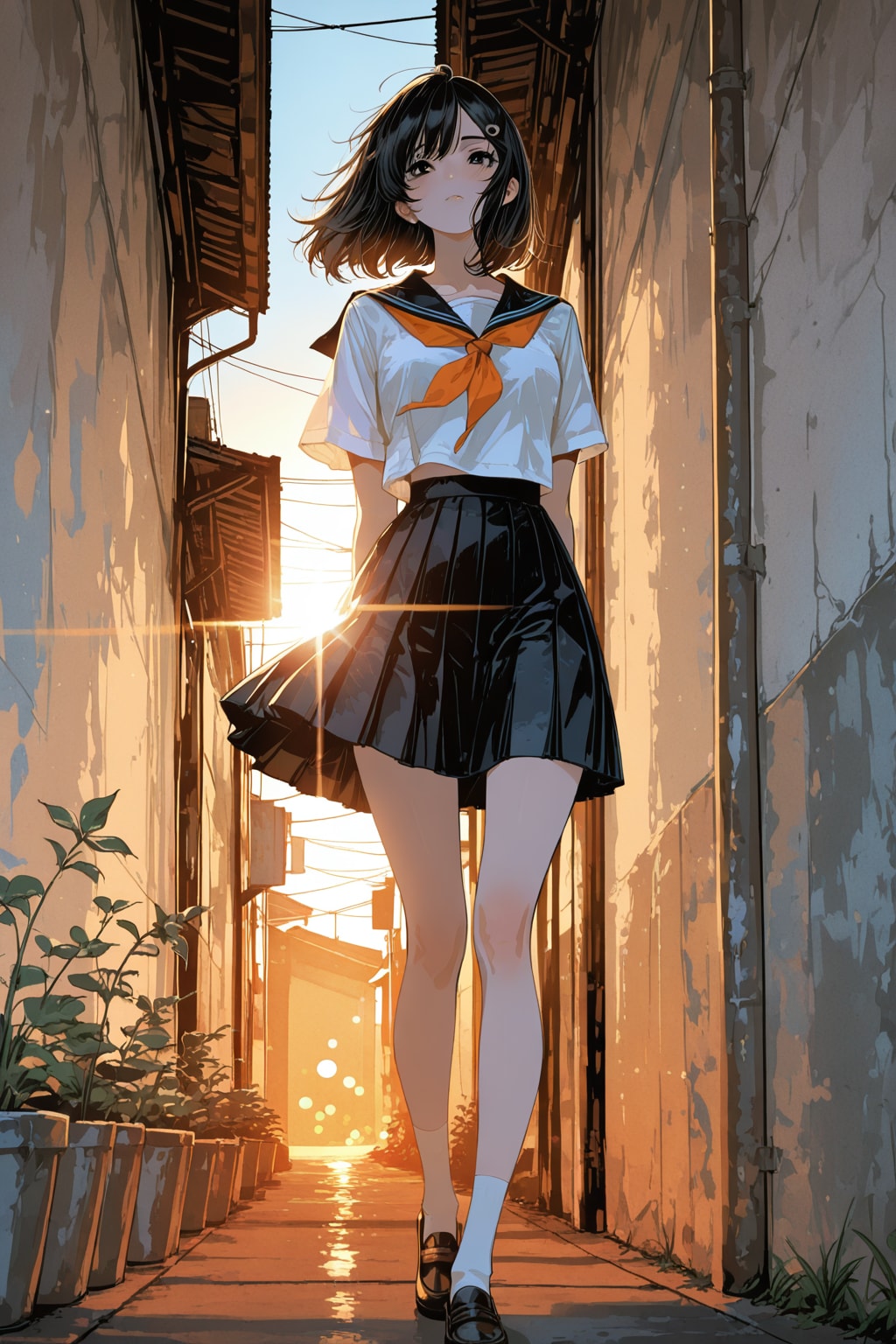 レトロ通学路(2