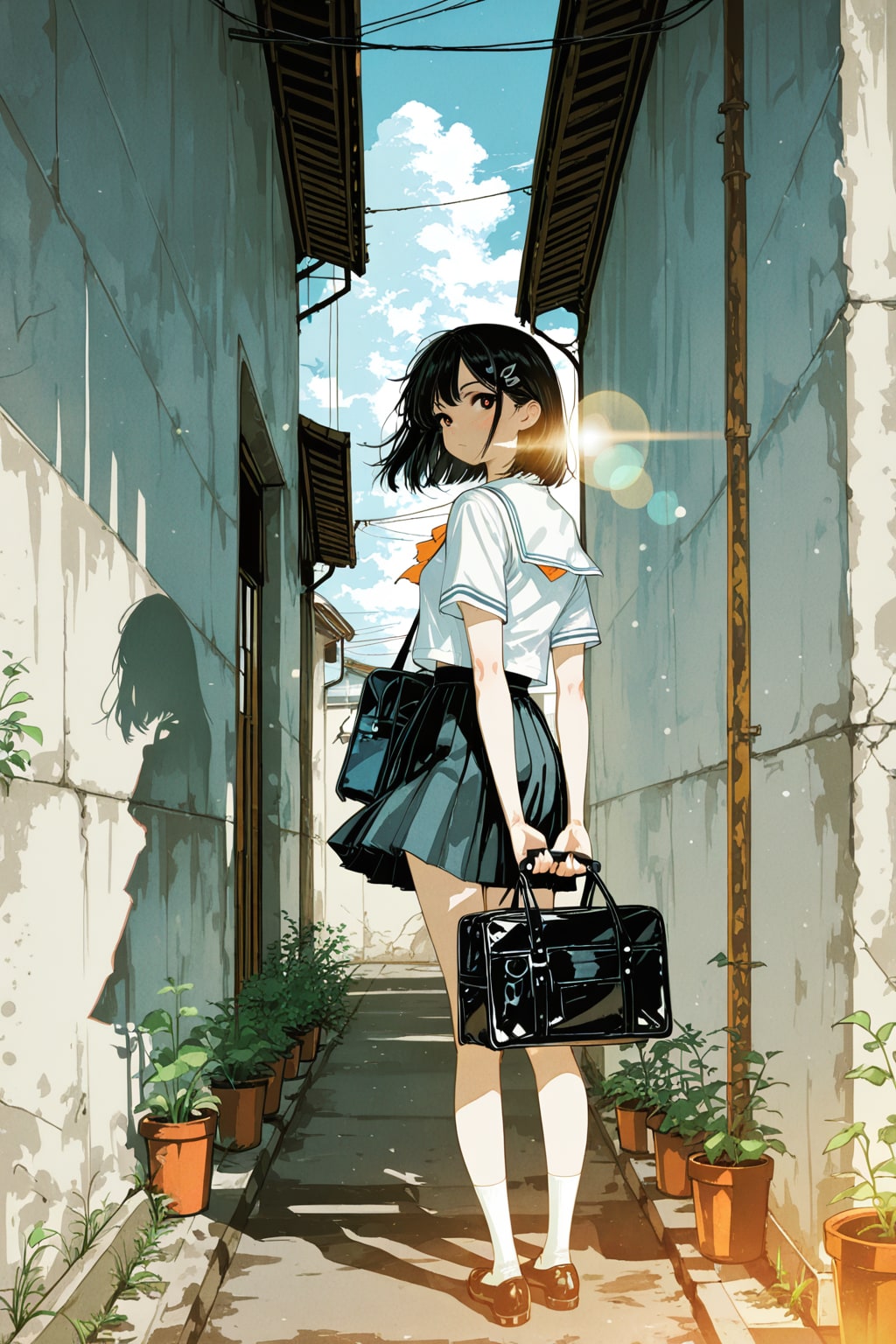 レトロ通学路(2