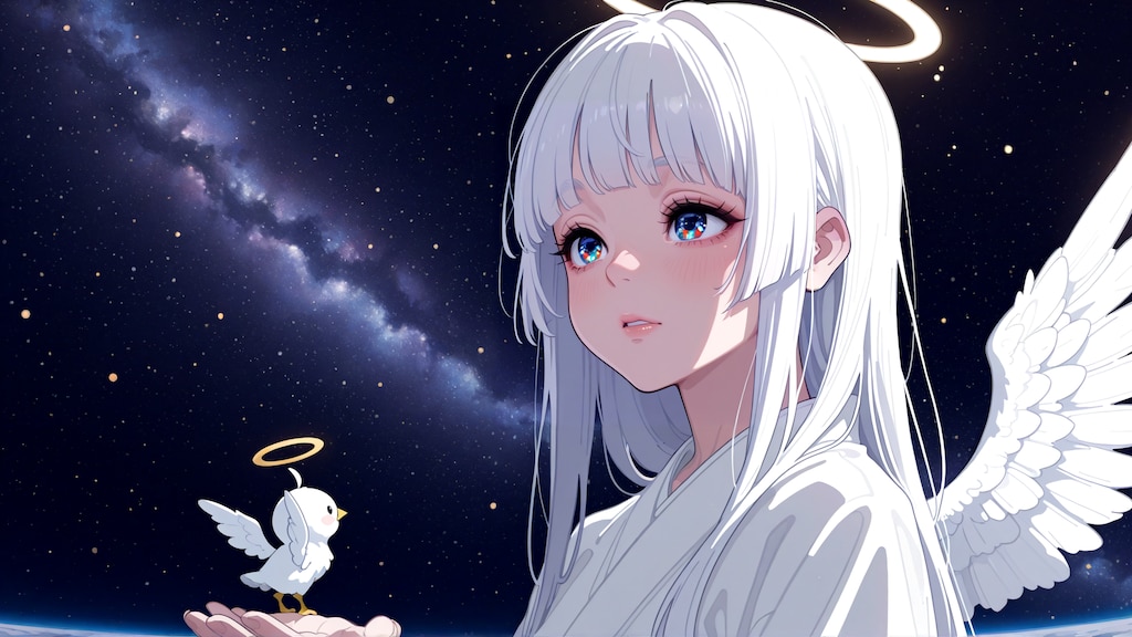 いやな仕事や面倒そうな話は宇宙猫顔で乗り切る駄天使