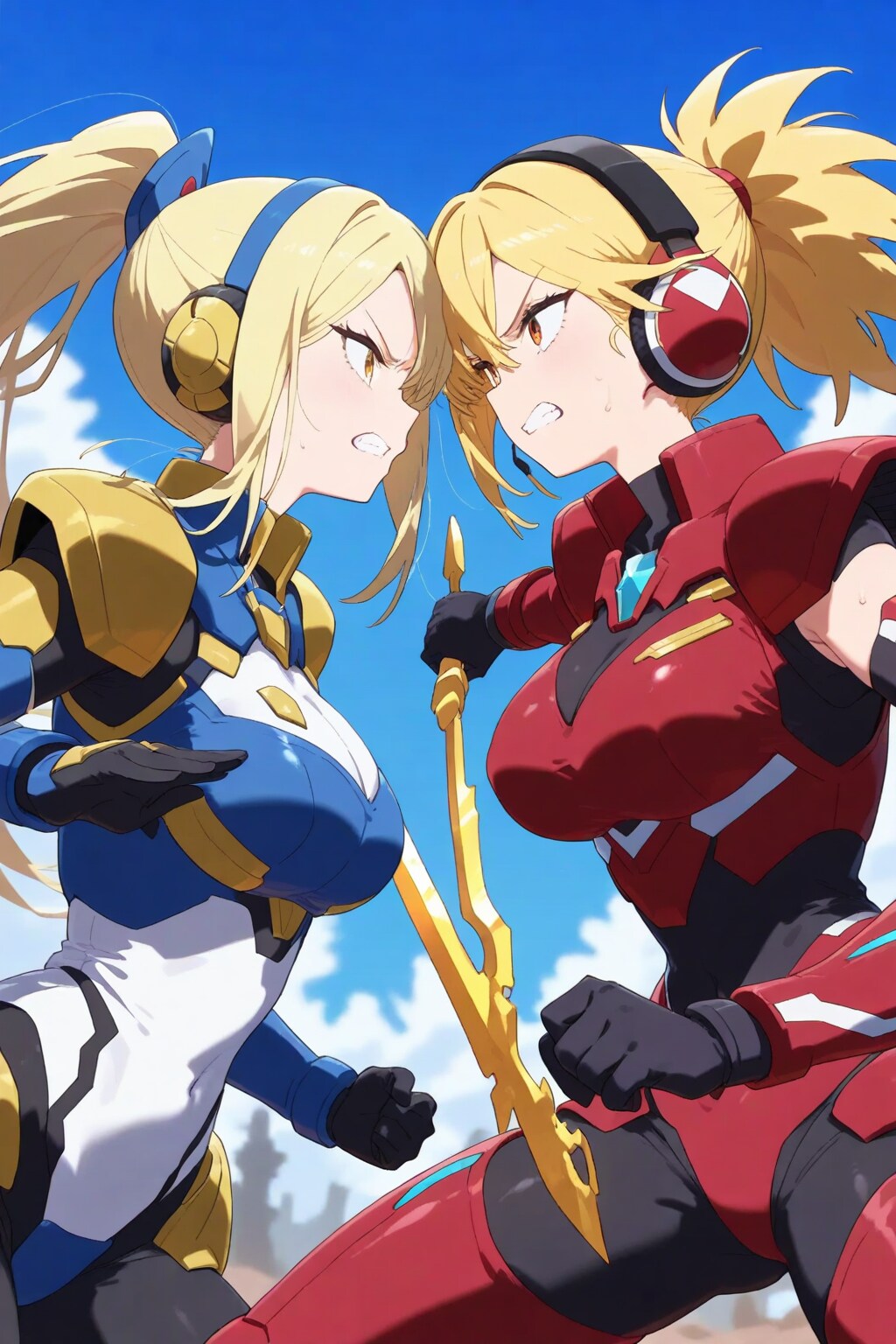 睨み合う(ry | の人気AIイラスト・グラビア